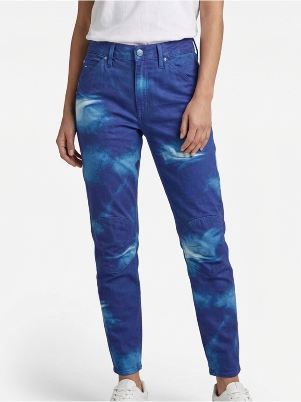 G-STAR RAW Elwood Mid Boyfriend 5622 3D Coj Wave Neptune Blue Pharrell Jeans 31